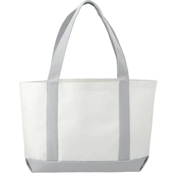 3.75" x 11.25" x 18" large canvas boat tote with open... from ASI 66887 PCNA / Bullet