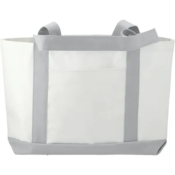 3.75" x 11.25" x 18" large canvas boat tote with open... from ASI 66887 PCNA / Bullet