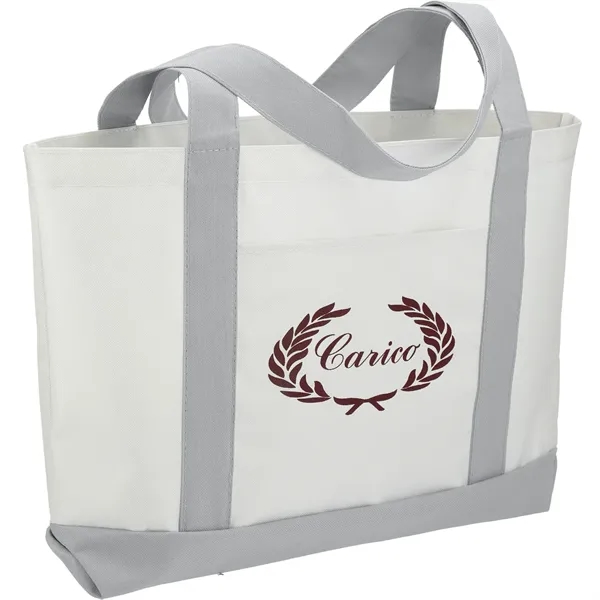 3.75" x 11.25" x 18" large canvas boat tote with open... from ASI 66887 PCNA / Bullet