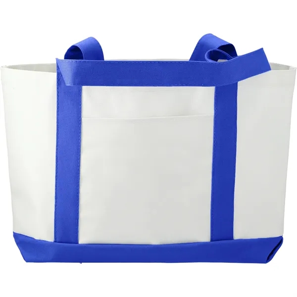 3.75" x 11.25" x 18" large canvas boat tote with open... from ASI 66887 PCNA / Bullet