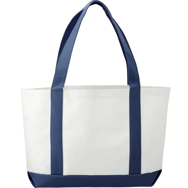 3.75" x 11.25" x 18" large canvas boat tote with open... from ASI 66887 PCNA / Bullet