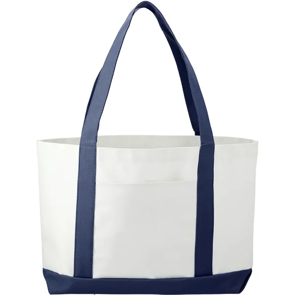3.75" x 11.25" x 18" large canvas boat tote with open... from ASI 66887 PCNA / Bullet