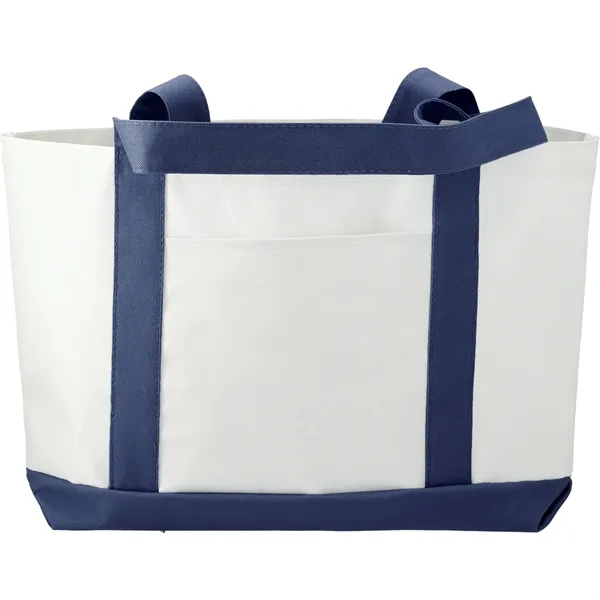 3.75" x 11.25" x 18" large canvas boat tote with open... from ASI 66887 PCNA / Bullet