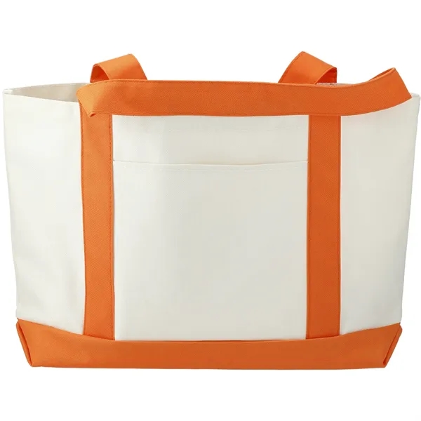 3.75" x 11.25" x 18" large canvas boat tote with open... from ASI 66887 PCNA / Bullet