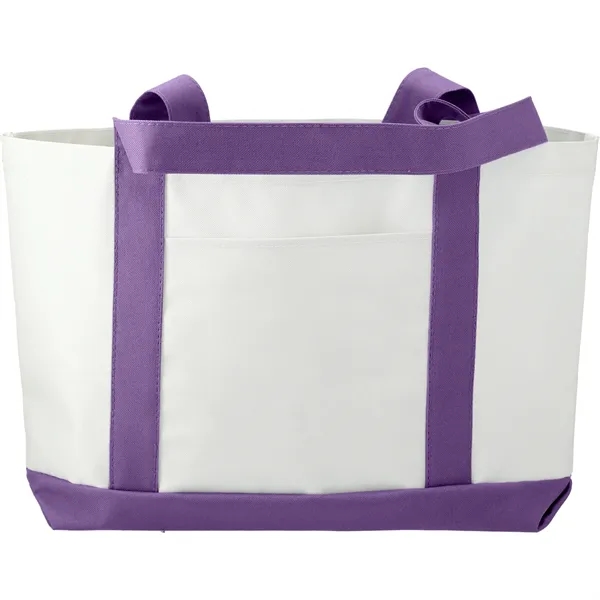 3.75" x 11.25" x 18" large canvas boat tote with open... from ASI 66887 PCNA / Bullet