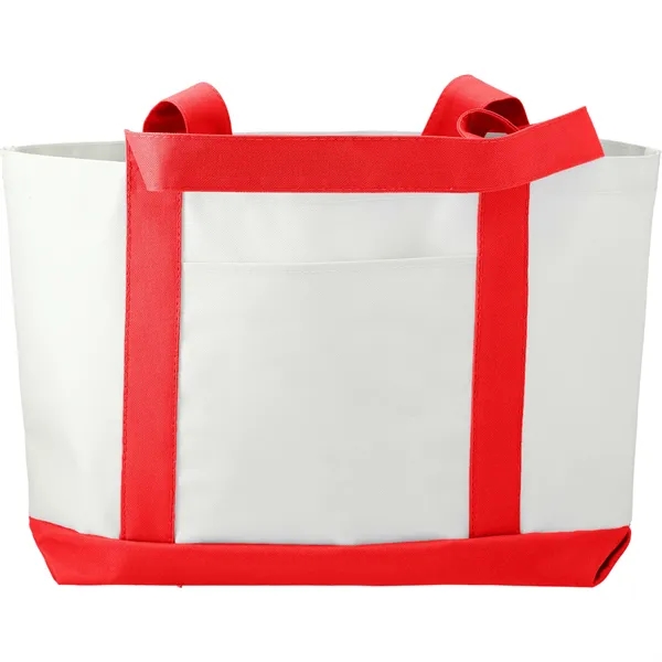 3.75" x 11.25" x 18" large canvas boat tote with open... from ASI 66887 PCNA / Bullet