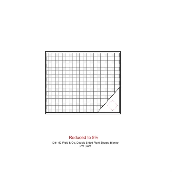 50" x 60" blanket with plaid pattern... from ASI 66887 PCNA / Leeds