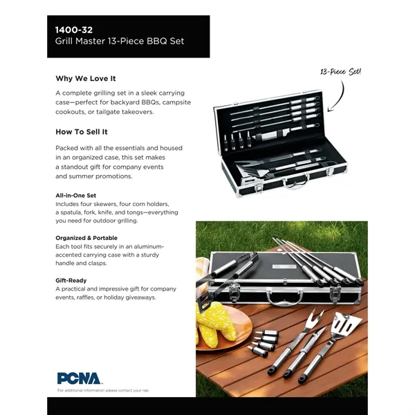 13 piece grilling set.... from ASI 66887 PCNA / Leeds