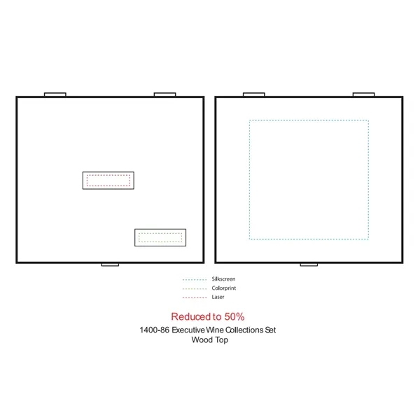 9-piece wine accessories set with wooden case, bottle opener, foil seal... from ASI 66887 PCNA / Leeds