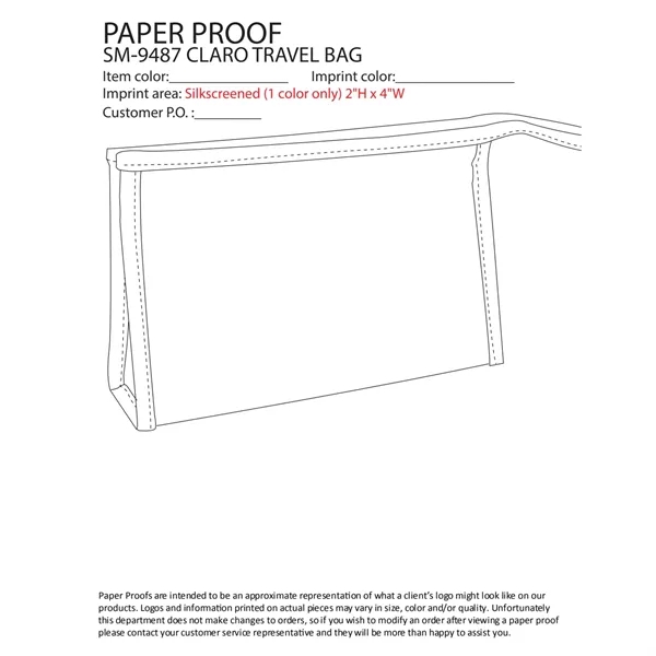 4" x 6.37" clear PVC travel bag.... from ASI 66887 PCNA / Bullet