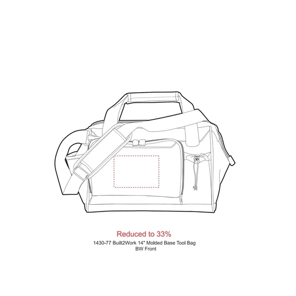 14" tool bag with molded base.... from ASI 66887 PCNA / Leeds