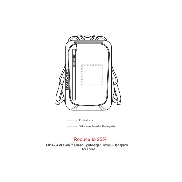 Computer backpack with rear laptop compartment for a device up to... from ASI 66887 PCNA / Leeds