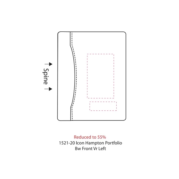 7.5" x 9.5" bound journal with 90 sheets of lined paper.... from ASI 66887 PCNA / Leeds