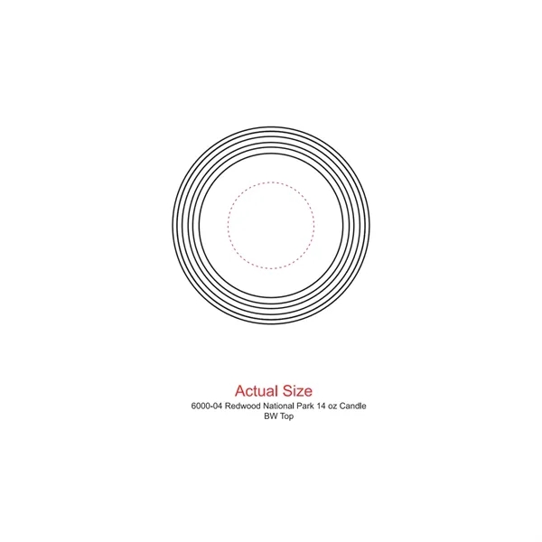 14oz candle with earth-inspired scent... from ASI 66887 PCNA / Leeds