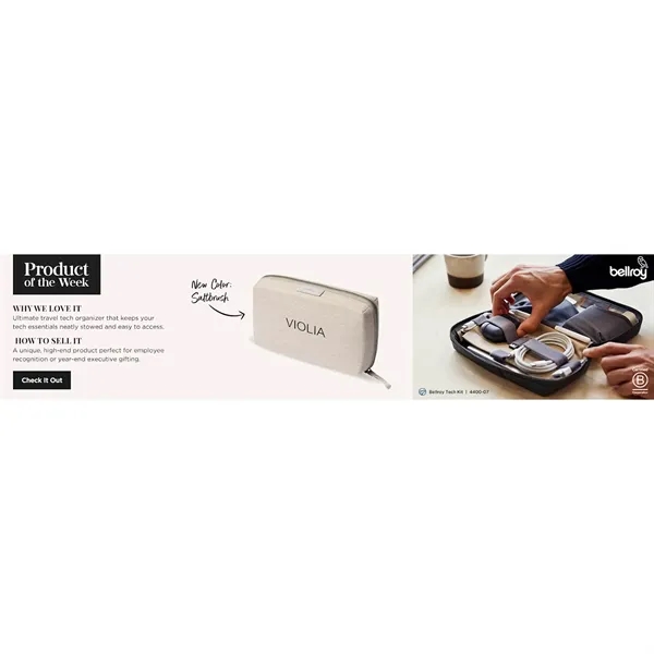 2.83" x 5.12" x 9.06" tech organizer with magnetic slip pocket,... from ASI 66887 PCNA / Leeds