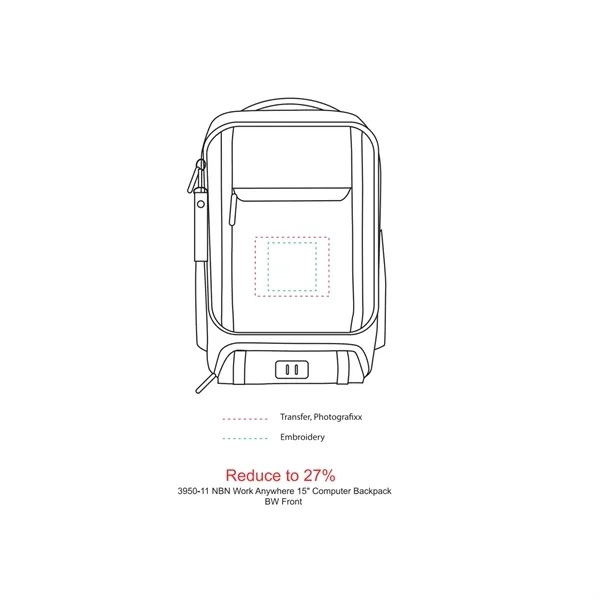 5" x 18" x 12" backpack with a computer sleeve... from ASI 66887 PCNA / Leeds