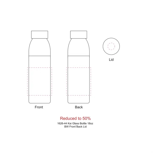 18 oz. single-wall borosilicate clear glass bottle.... from ASI 66887 PCNA / Leeds