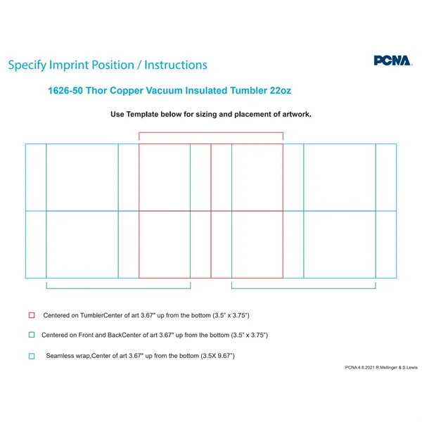 22 oz. double wall stainless steel tumbler with push-on lid and... from ASI 66887 PCNA / Leeds