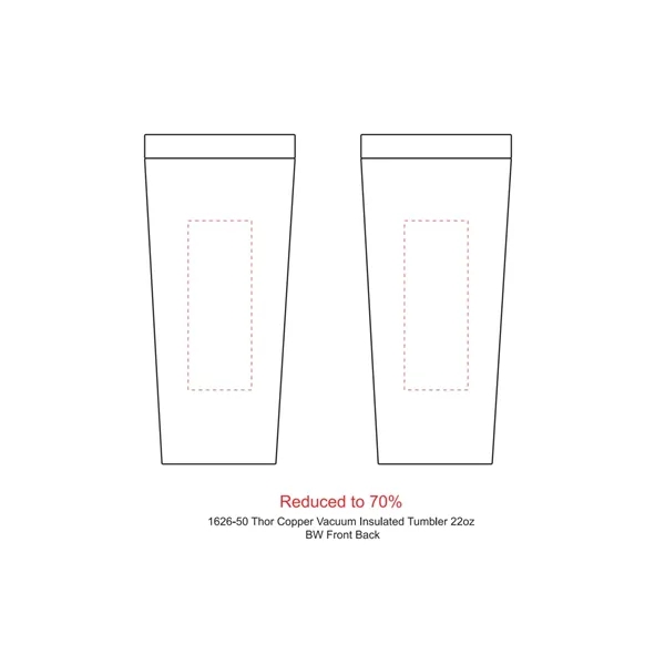 22 oz. double wall stainless steel tumbler with push-on lid and... from ASI 66887 PCNA / Leeds
