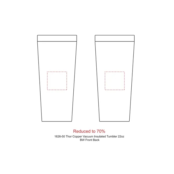 22 oz. double wall stainless steel tumbler with push-on lid and... from ASI 66887 PCNA / Leeds