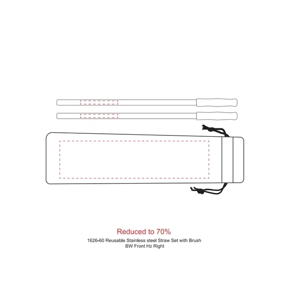 2.56" x 10.63" x 2.56" set of 2 straws with a... from ASI 66887 PCNA / Leeds