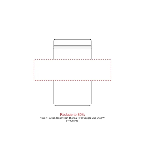 24 oz. double wall, vacuum insulated stainless steel mug with push-on... from ASI 66887 PCNA / Leeds