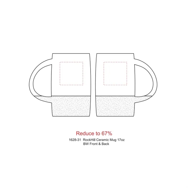 17 oz. two-tone ceramic mug.... from ASI 66887 PCNA / Leeds