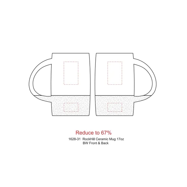 17 oz. two-tone ceramic mug.... from ASI 66887 PCNA / Leeds