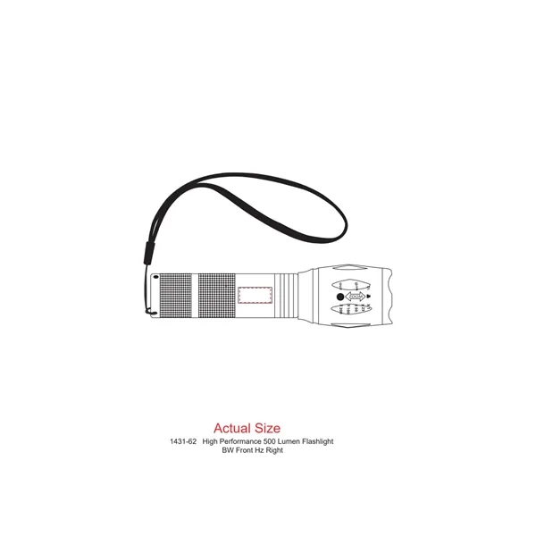 1.48" x 5.1" x 1.48" flashlight with 5 light modes... from ASI 66887 PCNA / Leeds