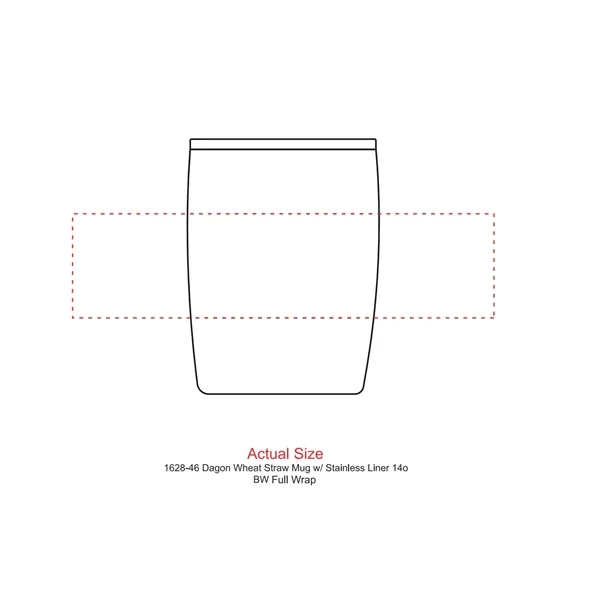 14 oz. wheat straw mug with stainless liner.... from ASI 66887 PCNA / Leeds