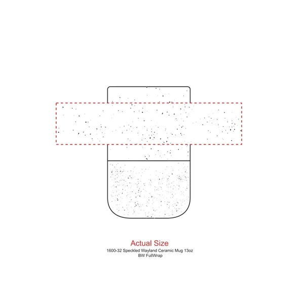 13 oz. speckled ceramic mug with two-tone design.... from ASI 66887 PCNA / Leeds