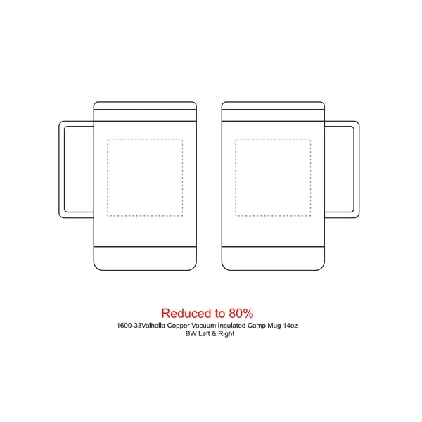 14 oz. vacuum insulated camping-style mug with cork base and stanless... from ASI 66887 PCNA / Leeds