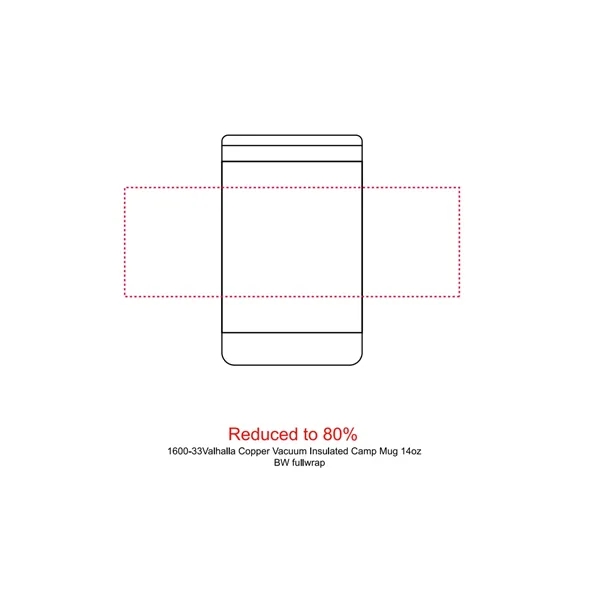 14 oz. vacuum insulated camping-style mug with cork base and stanless... from ASI 66887 PCNA / Leeds