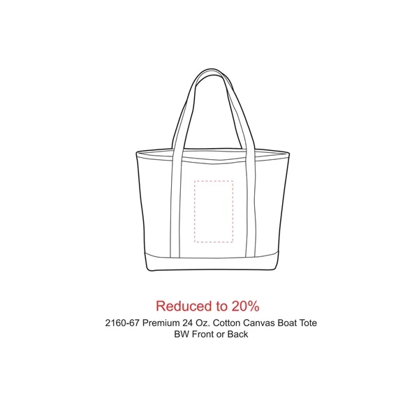 Cotton canvas boat tote with 11" drop handles and zipper closure.... from ASI 66887 PCNA / Leeds
