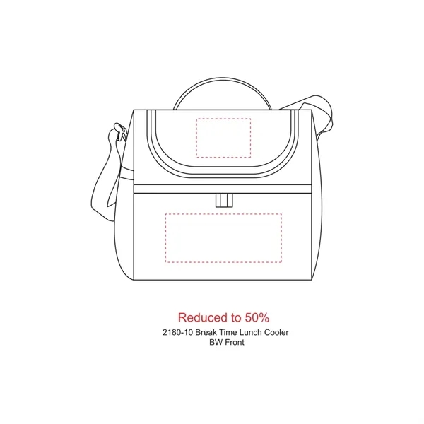 9 can cooler bag with insulated PEVA lining, adjustable shoulder strap... from ASI 66887 PCNA / Leeds