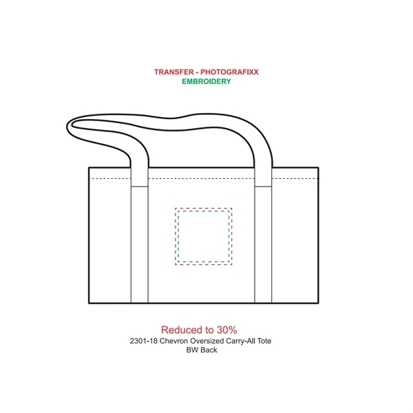 9.5" x 11.75" x 20.5" oversized tote bag with 14" handles.... from ASI 66887 PCNA / Leeds