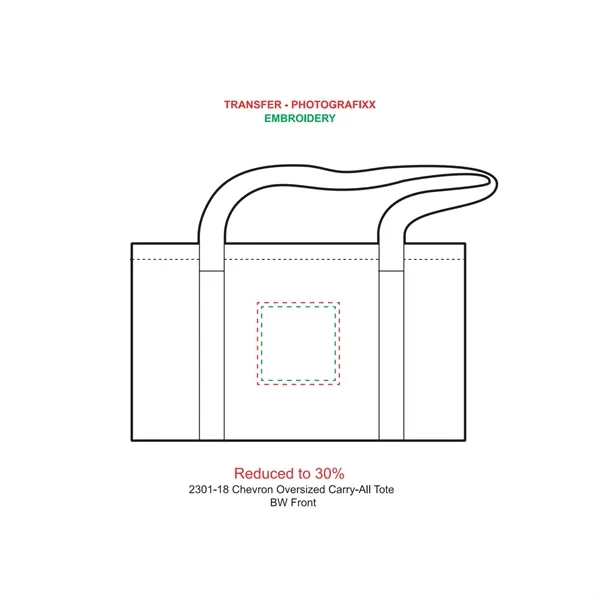 9.5" x 11.75" x 20.5" oversized tote bag with 14" handles.... from ASI 66887 PCNA / Leeds