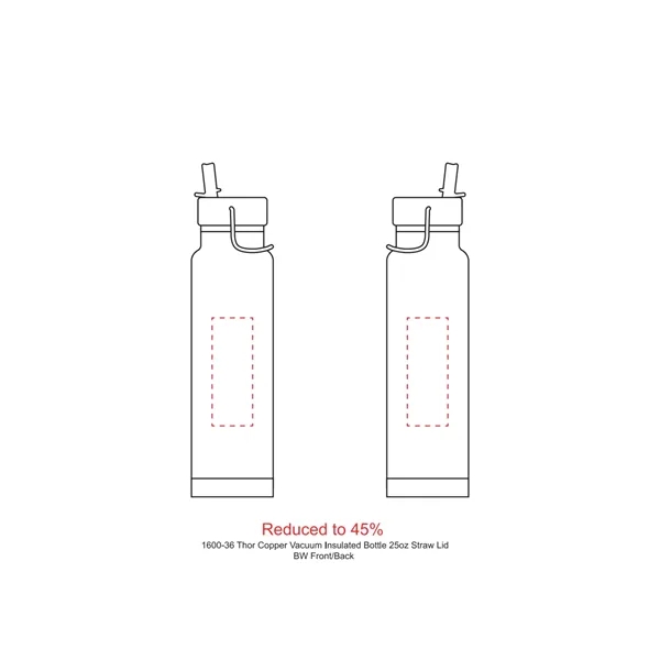 25 oz. vacuum insulated, stainless steel bottle with screw-on, spill resistant... from ASI 66887 PCNA / Leeds