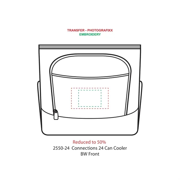 8.5" x 11" x 11.5" cooler with a pocket and shoulder... from ASI 66887 PCNA / Leeds