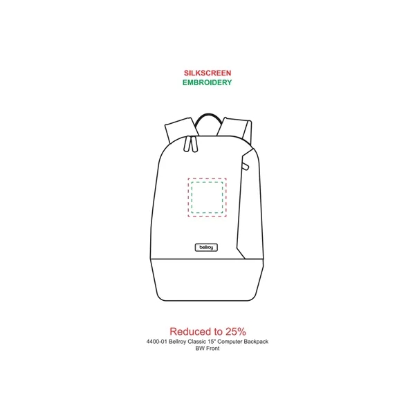 7" x 17.75" x 12.5" backpack with a laptop sleeve... from ASI 66887 PCNA / Leeds