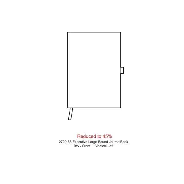 Hard cover bound journal with 72 sheets of FSC® Mix white... from ASI 66887 PCNA / Leeds