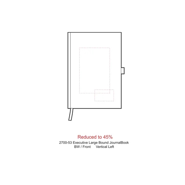 Hard cover bound journal with 72 sheets of FSC® Mix white... from ASI 66887 PCNA / Leeds