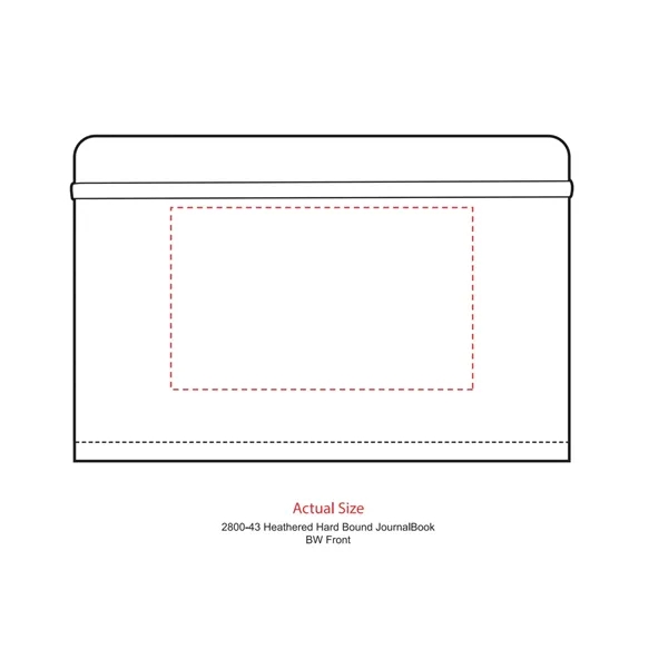5.5" x 8.5" journal with a pen loop and closure... from ASI 66887 PCNA / Leeds