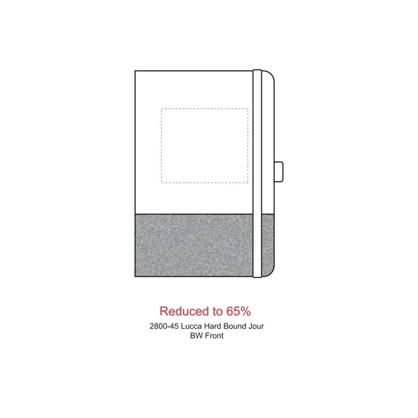 5.5" x 8.5" hard bound journal with cork-like bottom and 80... from ASI 66887 PCNA / Leeds