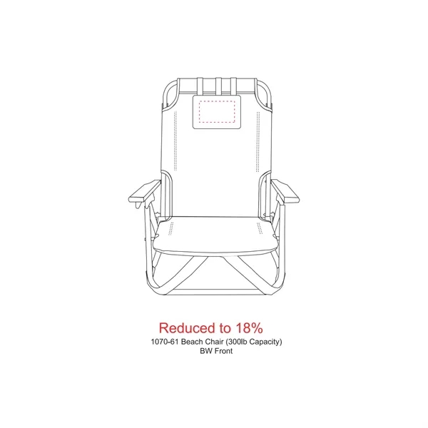 18.5" x 31" x 23.8" beach chair... from ASI 66887 PCNA / Leeds