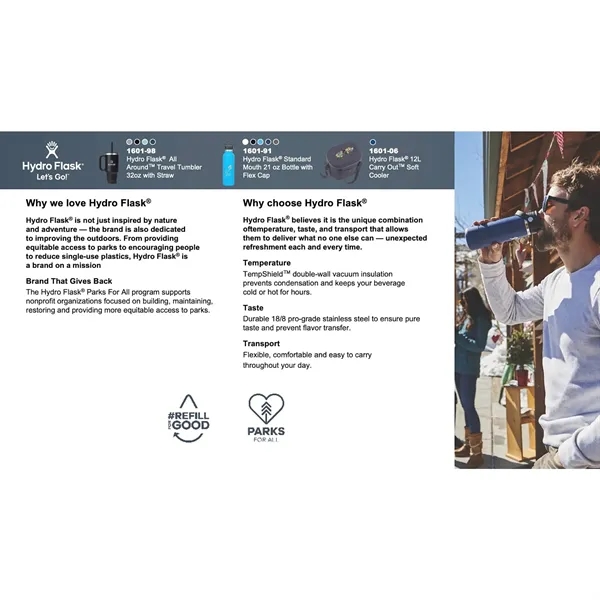 21 oz. stainless steel bottle with flex cap.... from ASI 66887 PCNA / Leeds