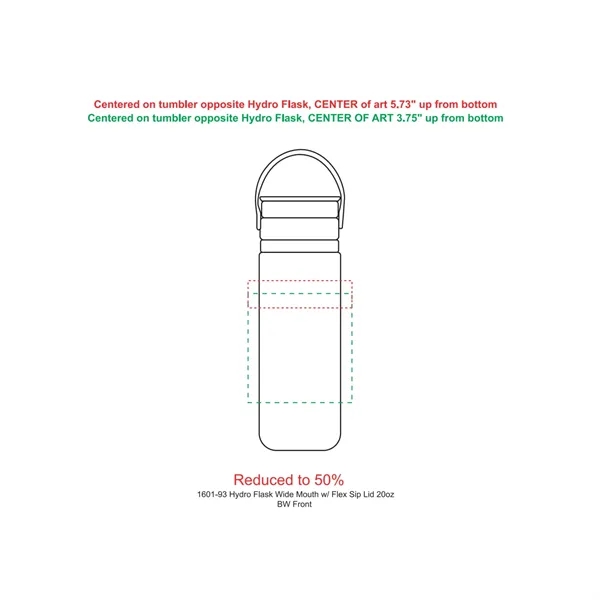 20 oz. wide mouth insulation bottle with lid.... from ASI 66887 PCNA / Leeds