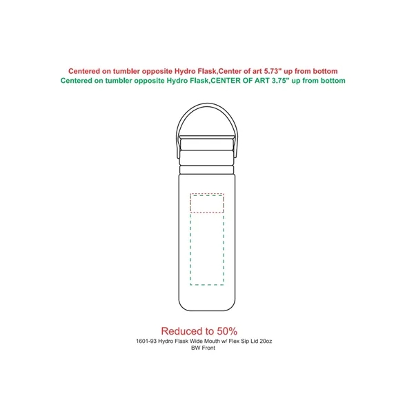 20 oz. wide mouth insulation bottle with lid.... from ASI 66887 PCNA / Leeds
