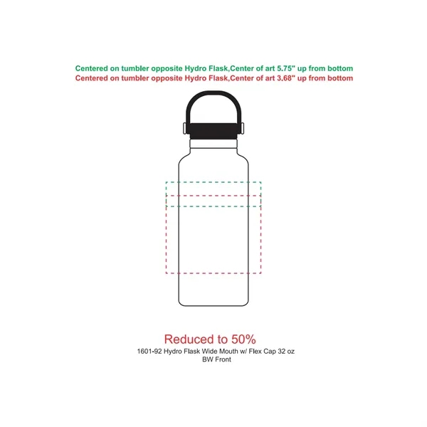 32 oz. stainless steel bottle with powder coater, insulated technology and... from ASI 66887 PCNA / Leeds