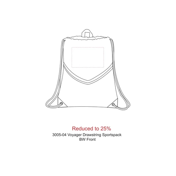 16.5" x 13" drawstring bag.... from ASI 66887 PCNA / Leeds